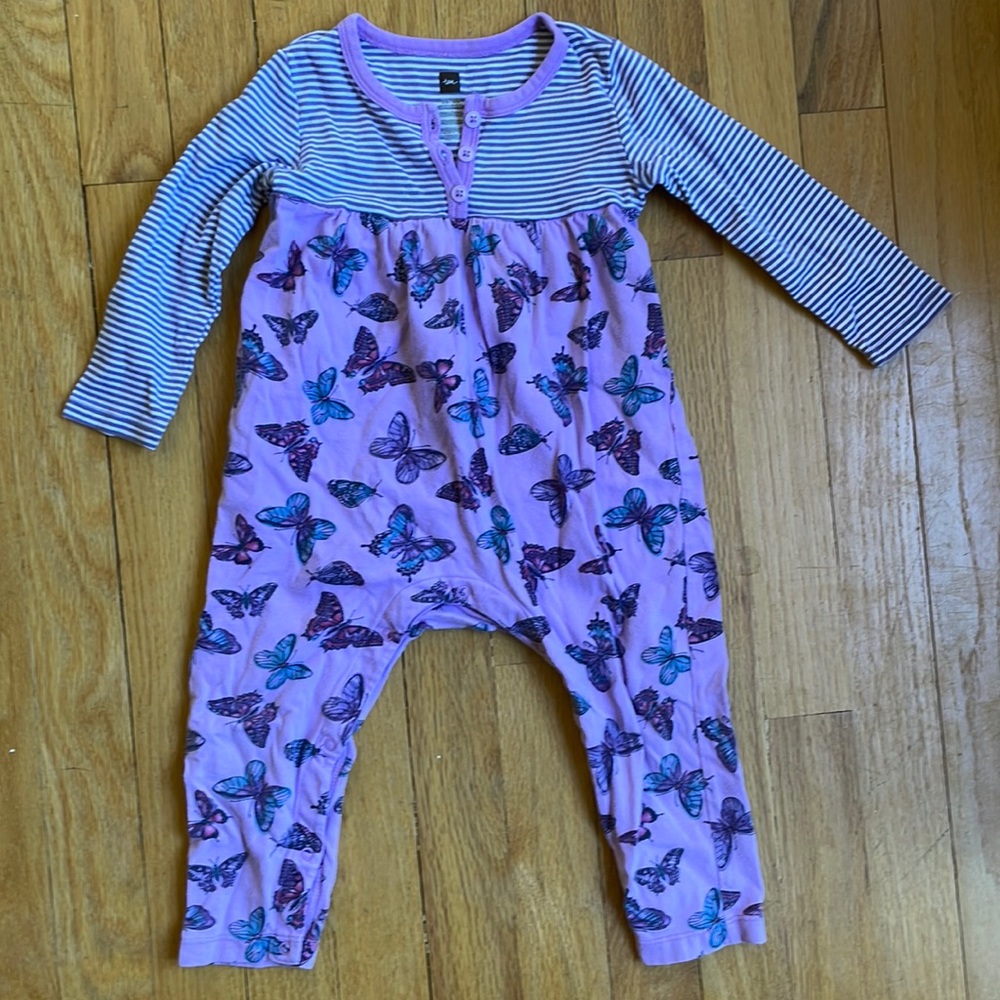Tea Collection long sleeve romper